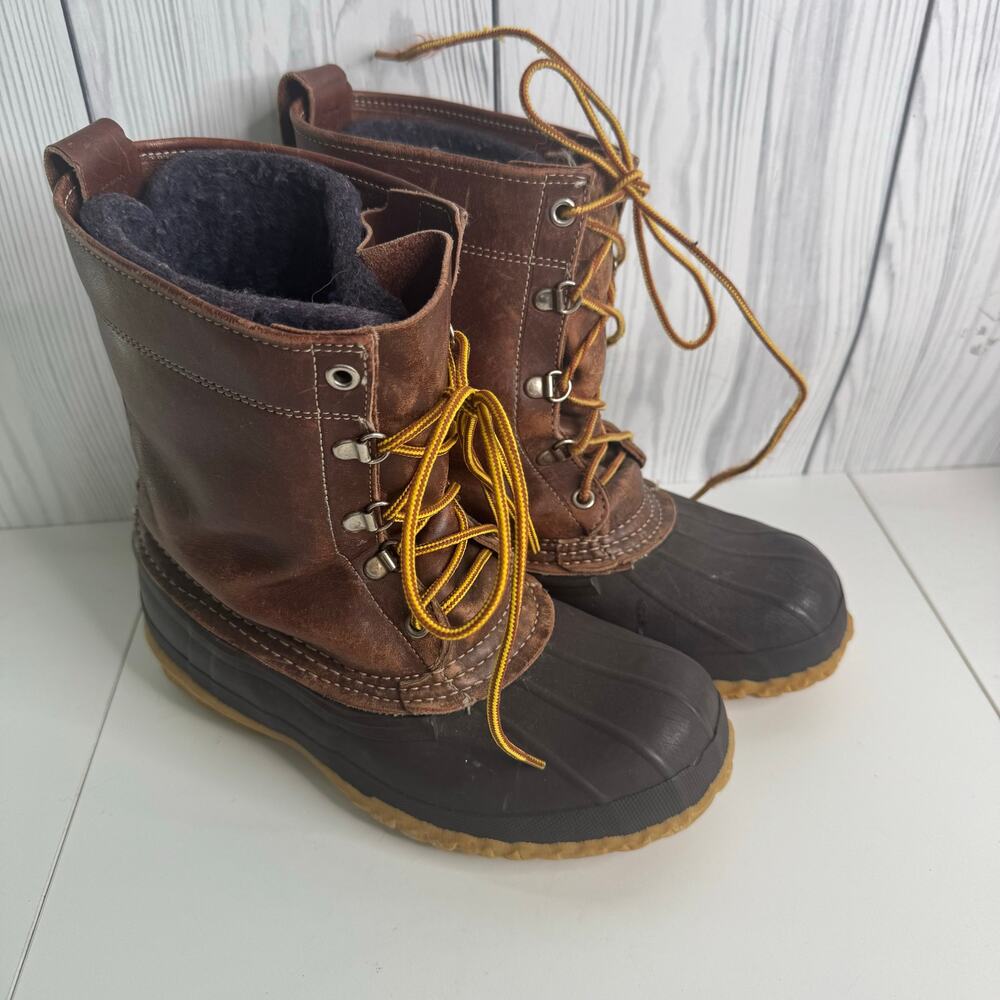 VTG  LL Bean Maine Hunting Duck Boot Men’s Sz 5 (6.5 Women’s) 1960s Script Label